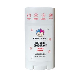 Natural Deodorant in Candy Apple Aluminum Free Baking Soda Free - Image 5