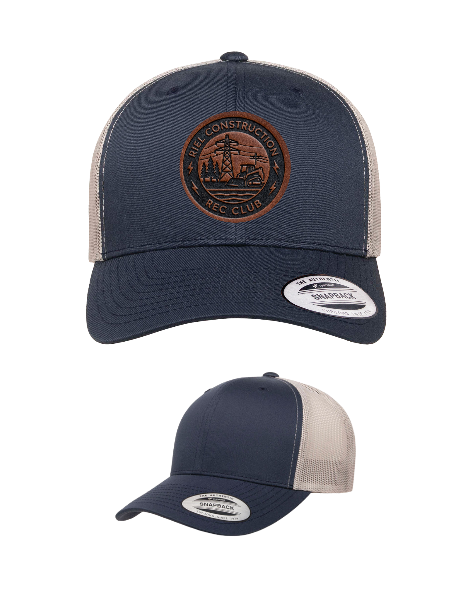 Riel Construction Rec Club - Retro Trucker Snapback