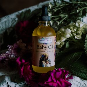 Alternative view of Baby Oil for Bath, Body + Scalp