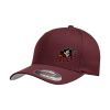 Seven Oaks Raiders Flexfit hat with engraved leather patch and breathable mesh back