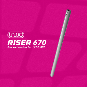 Alternative view of INDO Riser Attachment 670 - Bar Extender