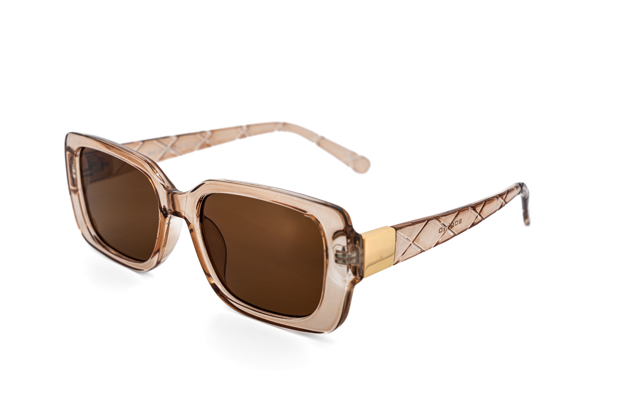Boléro Odette — Quilted Rectangular Polarized Sunglasses - Image 8