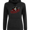 Seven Oaks Raiders women’s premium performance hoodie with moisture‑wicking fabric and DTF logo - Grey Heather