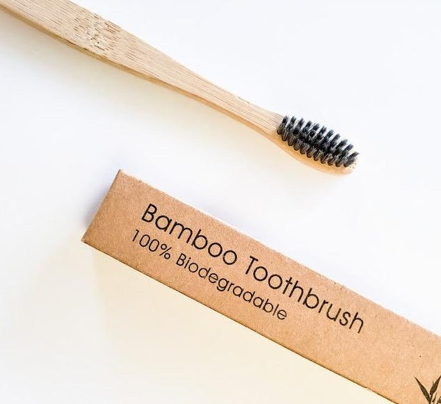 Eco Friendly Natural Bamboo Toothbrush - Activated Charcoal Bristle - Zero Waste | Biodegradable - Image 3