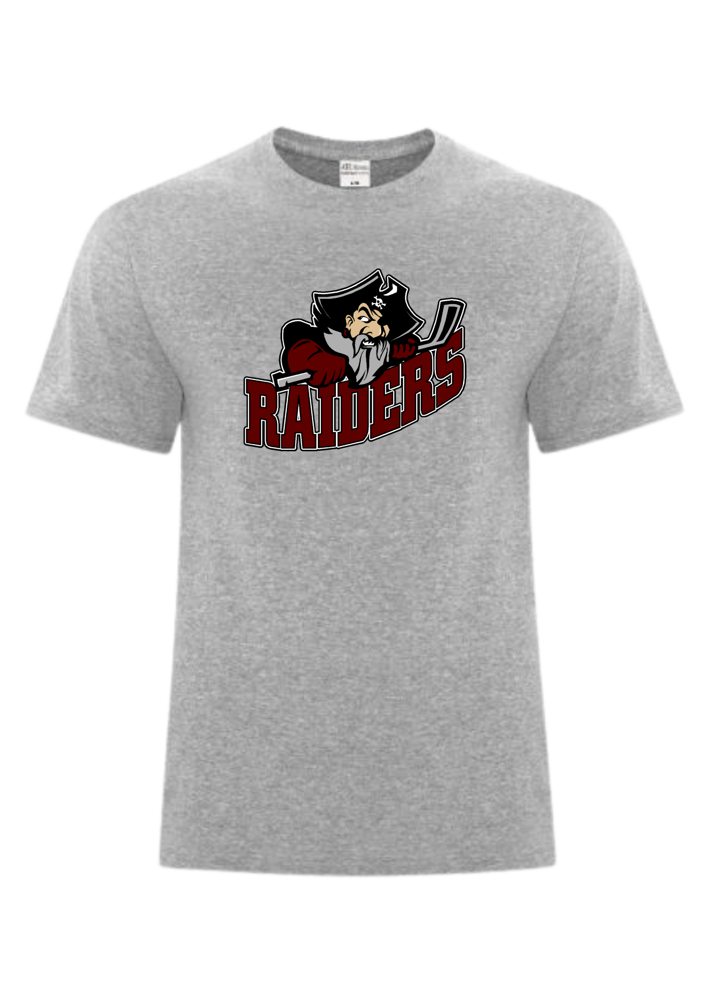 Seven Oaks Raiders everyday cotton‑poly T‑shirt with moisture‑wicking Comfort Dry fabric - Athletic Heather
