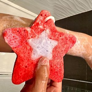 Superstar Soap Infused Sponge in Strawberries and Dreams - Image 5