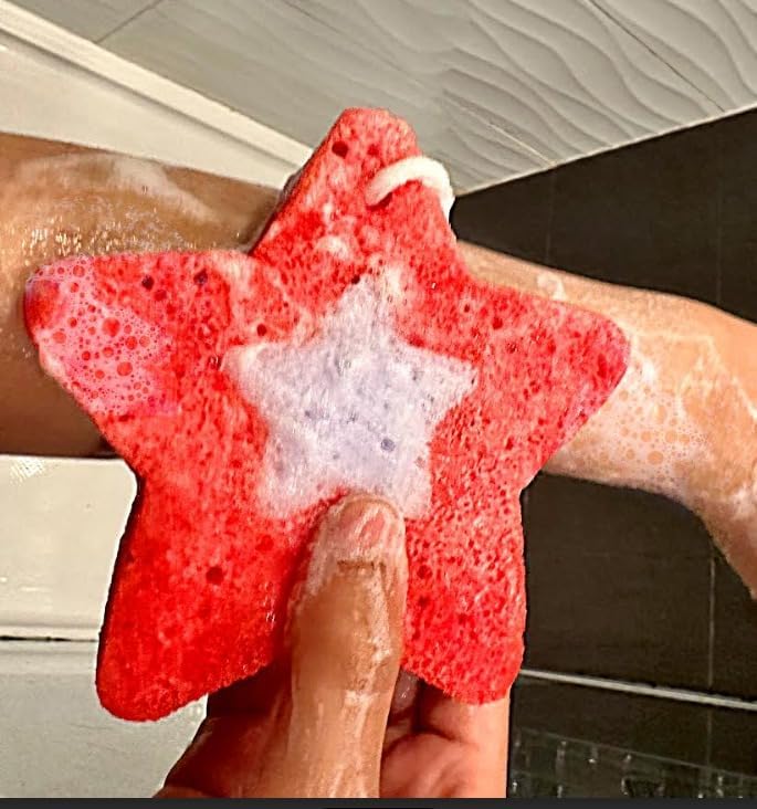 Superstar Soap Infused Sponge in Strawberries and Dreams - Image 5