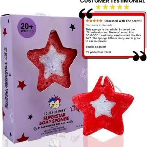 Alternative view of Superstar Soap Infused Sponge in Strawberries and Dreams