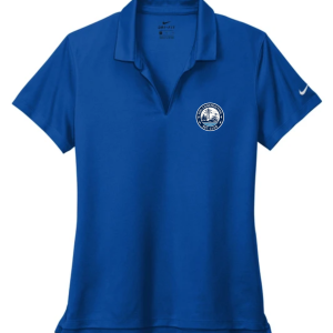 Riel Construction Rec Club Nike Micro Pique 2.0 polo with moisture‑wicking fabric and DTF graphics - Royal Blue