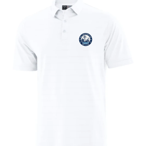 Riel Construction Rec Club Callaway Opti‑Vent Polo CGM451 with moisture‑wicking performance fabric - White