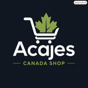 Acajes Canada Shop logo featuring pistachio green accents and clean minimalist design representing Canadian Brands & Importers.