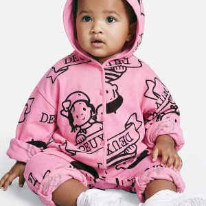 Alternative view of 40Th Anniversary Printed Jersey One-Piece Soft Pink