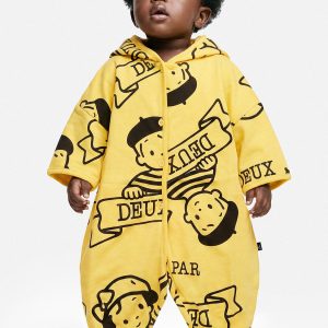 Alternative view of 40Th Anniversary Printed Jersey One-Piece Honey Yellow