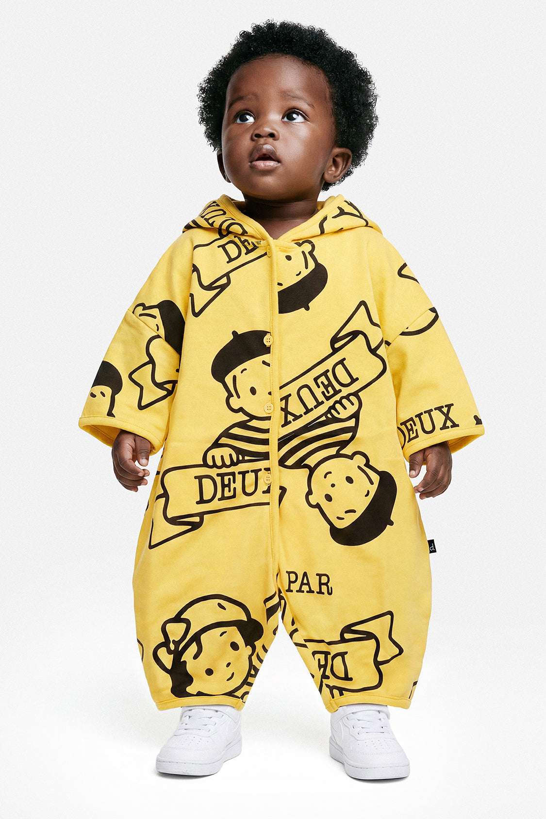 40Th Anniversary Printed Jersey One-Piece Honey Yellow - Image 2