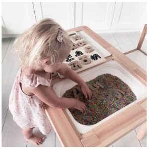 ALPHABET AND NUMBER CHALKBOARD SET - Alphabet & Number Chalkboard Learning Set | Educational Tracing Board for Autism Support | Multi-Sensory Learning Tool - Image 4