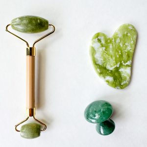Smile Boutiques Ultimate Gua Sha Kit – Jade, Rose Quartz & Obsidian Facial Tools