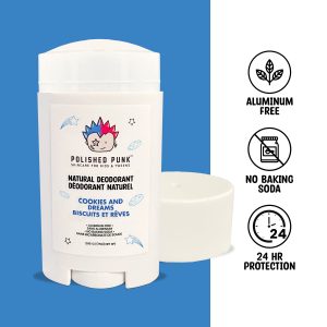 Kids Deodorant -Cookies and Dreams- Aluminum & Baking Soda Free - Image 3