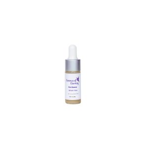 Essence of Eternity Eye Serum with hyaluronic acid, retinol, collagen, and botanical oils for reducing puffiness and fine lines