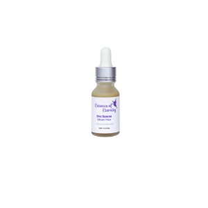 Essence of Eternity Eye Serum with hyaluronic acid, retinol, collagen, and botanical oils for reducing puffiness and fine lines