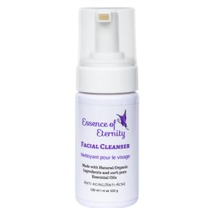 Essence of Eternity moisturizing olive‑oil facial cleanser with essential oils for deep pore cleansing