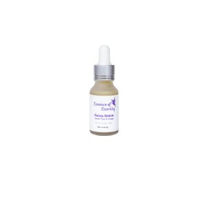 Essence of Eternity Facial Serum with hyaluronic acid, retinol, collagen, and botanical oils for rejuvenated skin