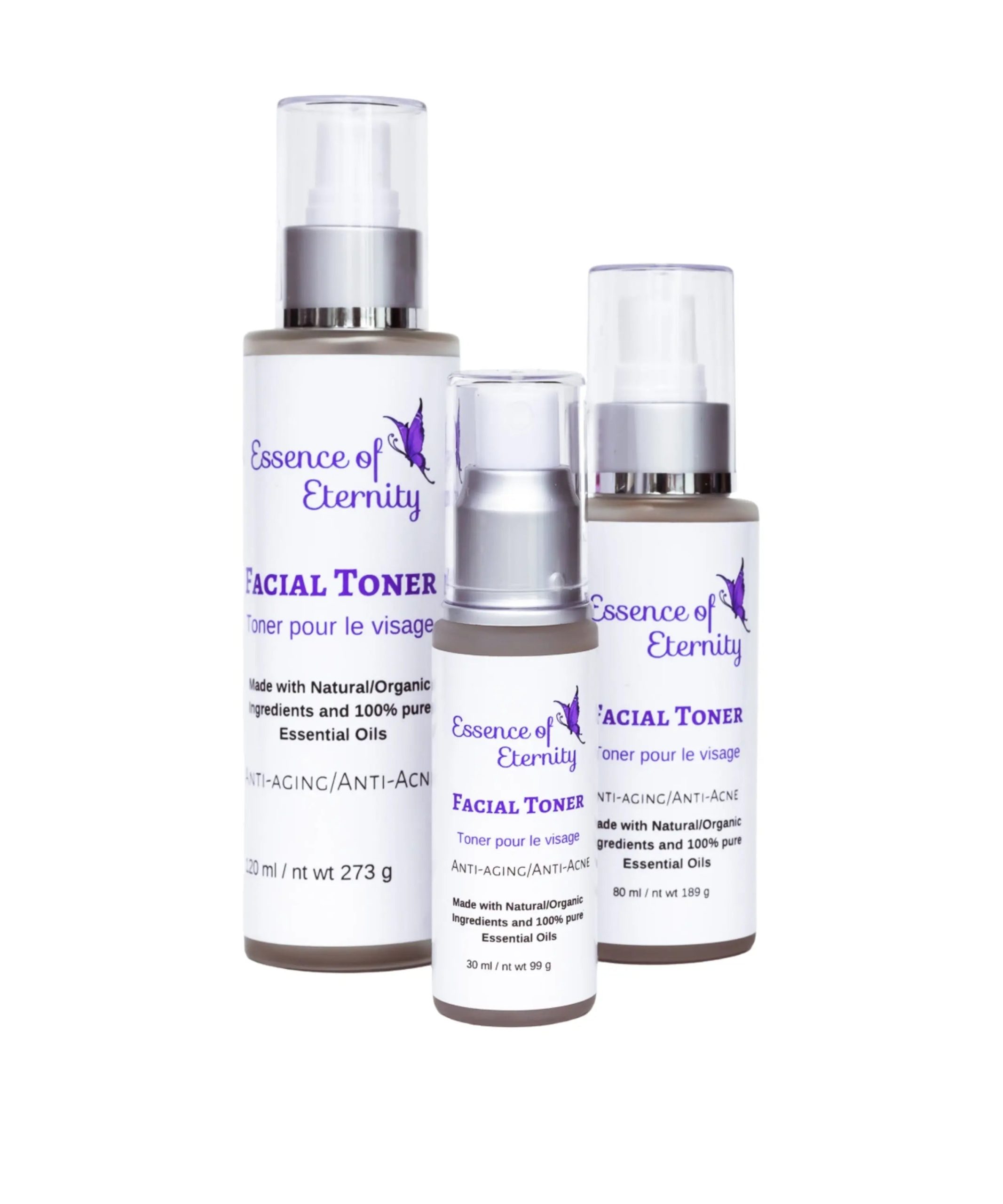 Essence of Eternity Facial Toner with witch hazel and essential oils for balanced, refreshed skin