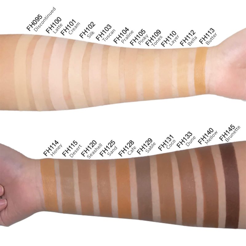 Full Coverage Foundation For Dry Skin and For Oily Skin - Desert - FH115 | Paraben Free, Matte Finish - Image 4