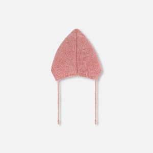Alternative view of Baby Pointed Knit Hat In Pink