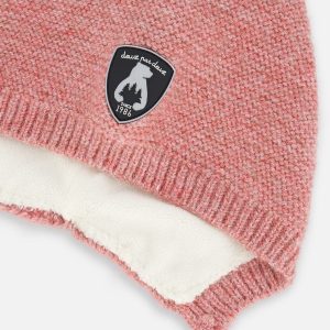 Baby Pointed Knit Hat In Pink - Image 3