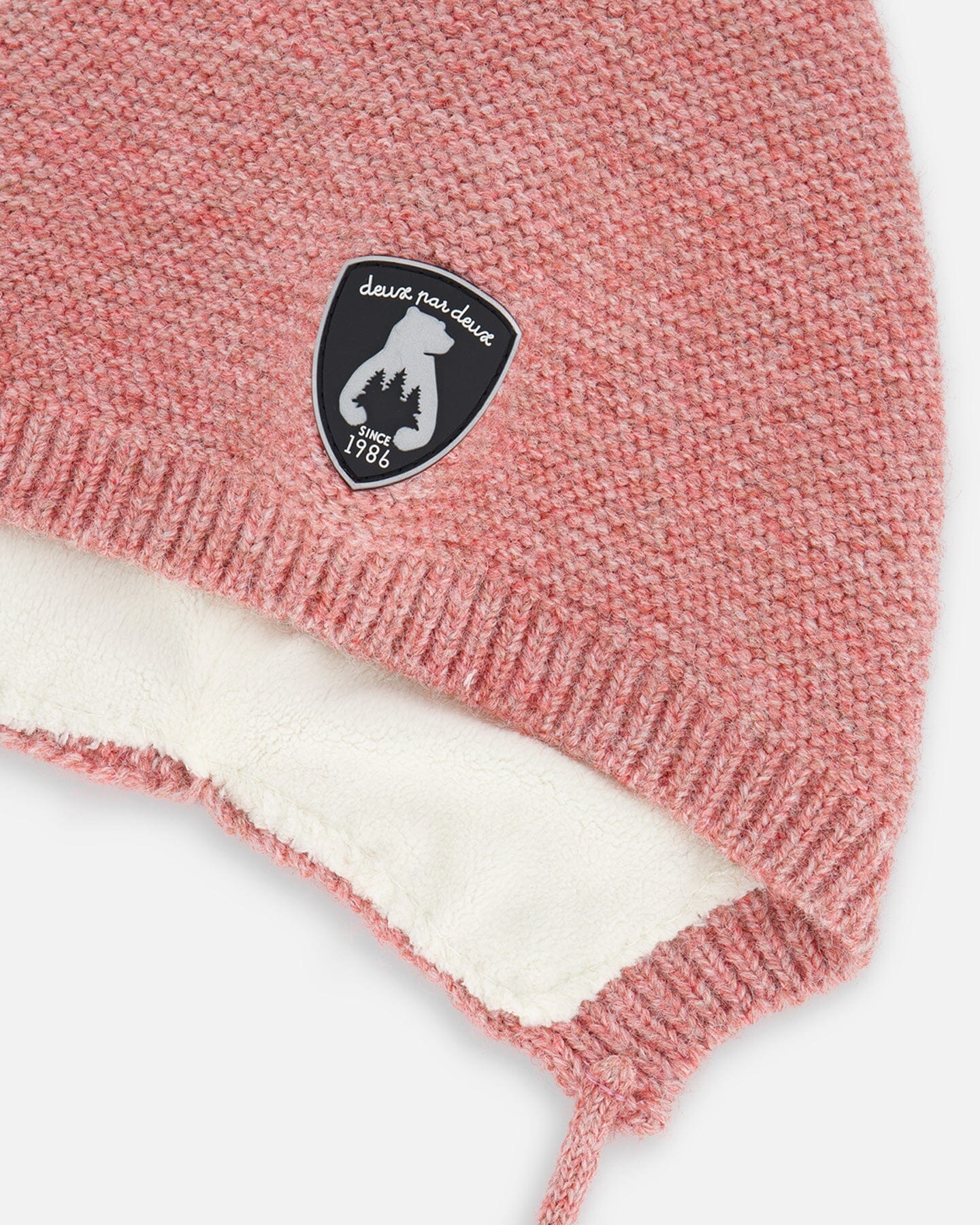 Baby Pointed Knit Hat In Pink - Image 3