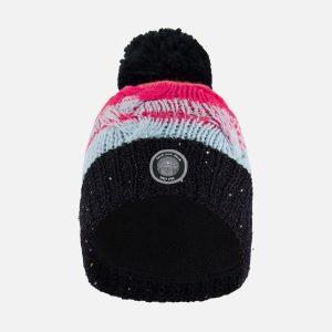 Knit Hat Gradient Blue, Coral And Fuschia - Image 9