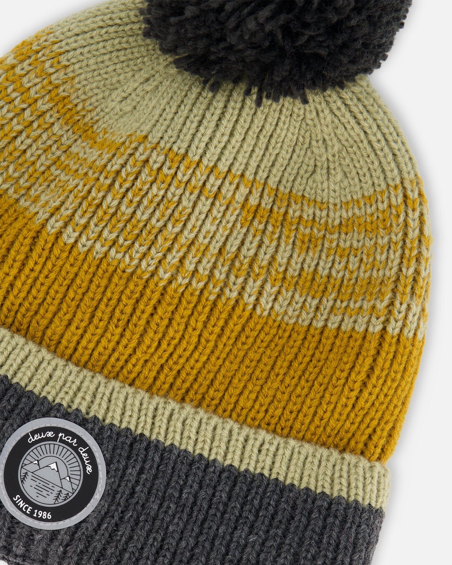 Knit Hat Gray, Spice And Sage - Image 4