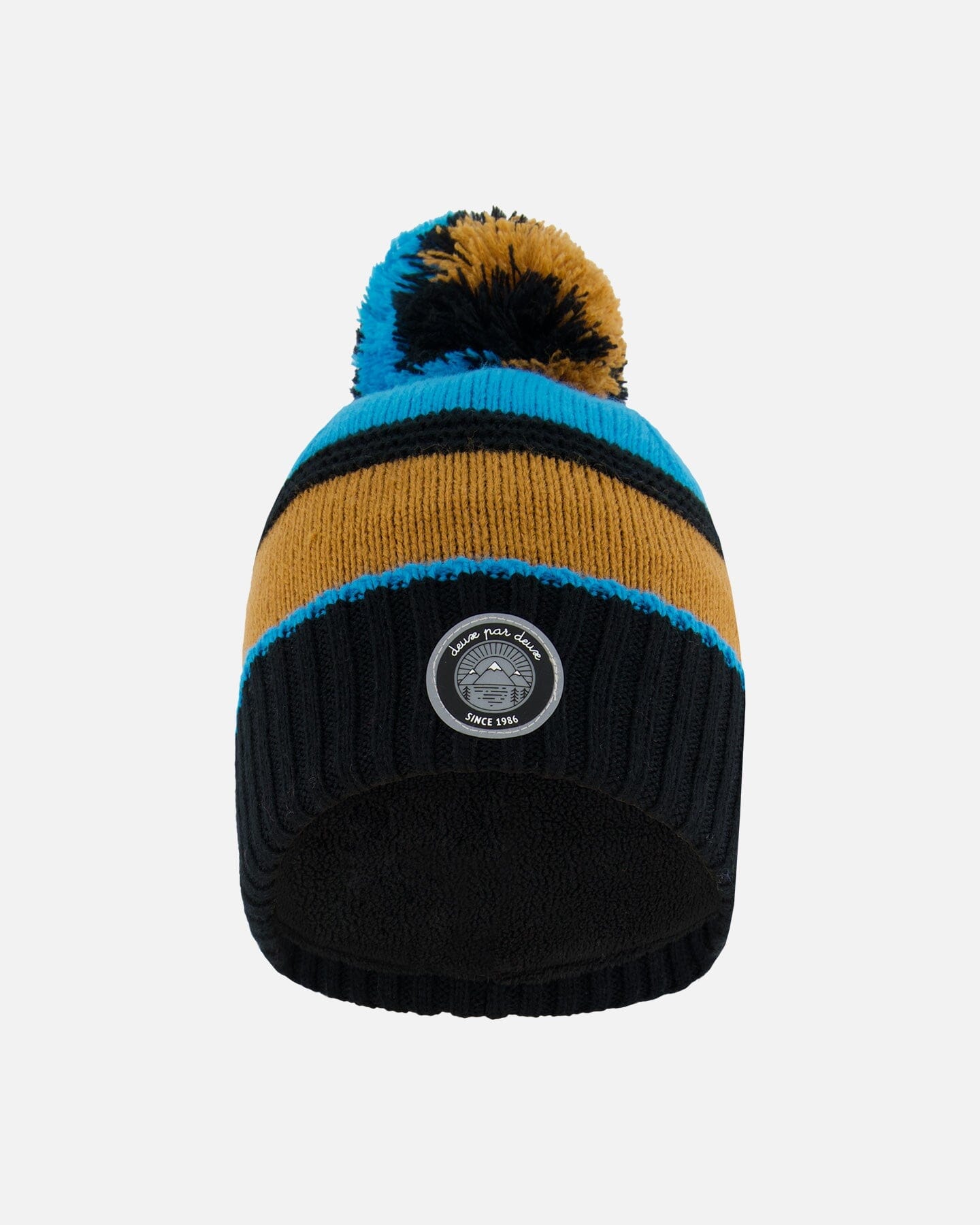 Knit Hat Blue, Black And Spice - Image 8