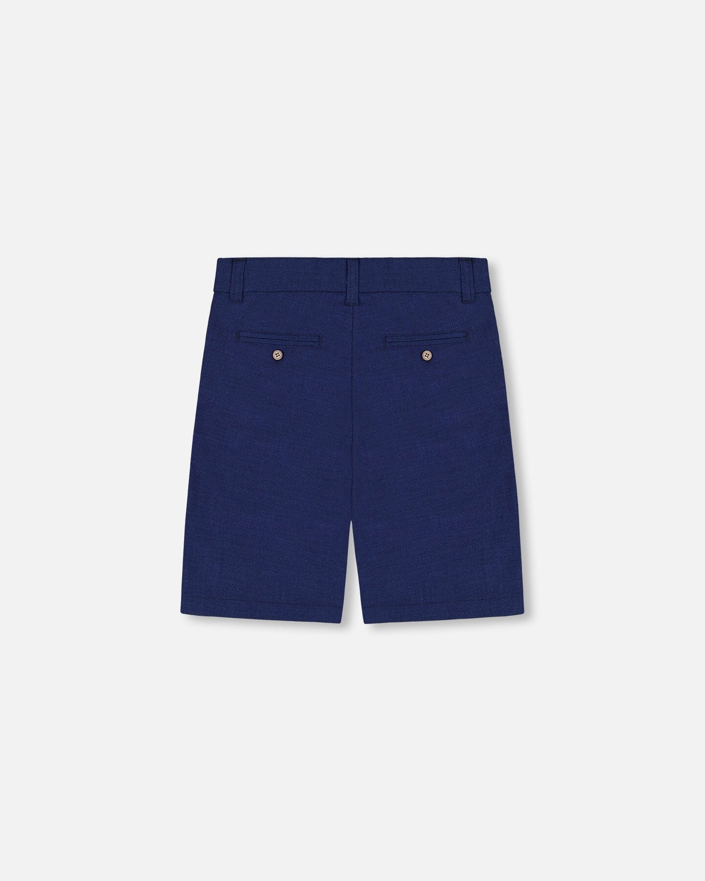 Slant Pocket Bermuda Shorts Navy Blue - Image 4