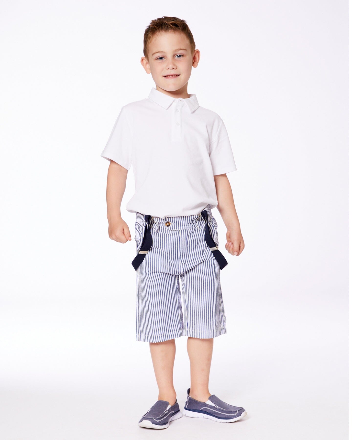 Short Sleeve Polo Shirt White - Image 2