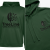 Treeline Utility Solutions performance hoodie made from lightweight moisture‑wicking polyester - Forest Green