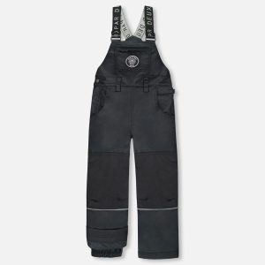 Solid Play Overall Snow Bib Black