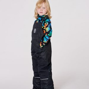Alternative view of Solid Play Overall Snow Bib Black