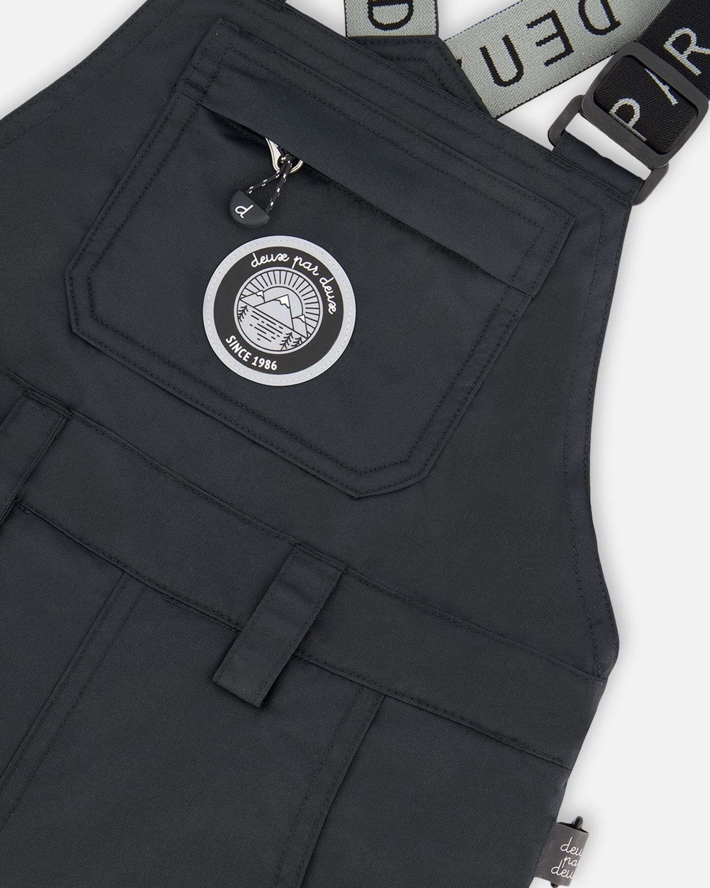 Solid Play Overall Snow Bib Black - Image 4