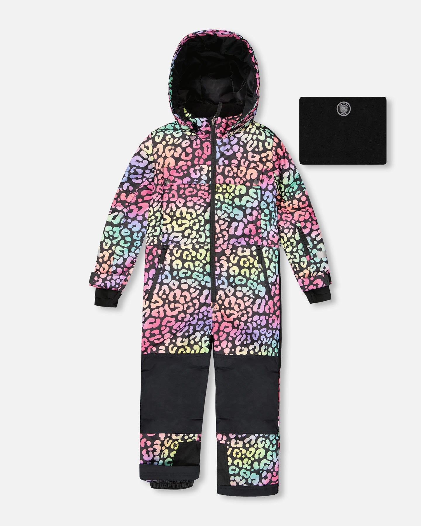 One-Piece Teknik Snowsuit Rainbow Leopard - Image 11