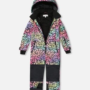 One-Piece Teknik Snowsuit Rainbow Leopard - Image 2