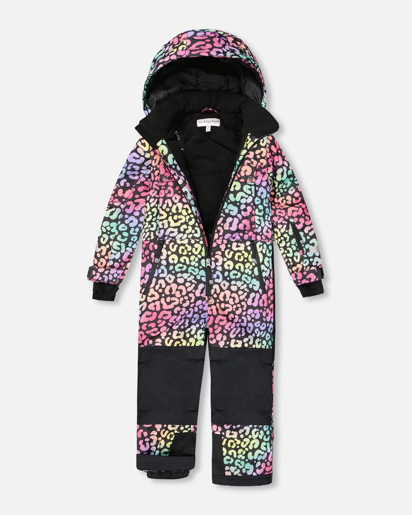 One-Piece Teknik Snowsuit Rainbow Leopard - Image 2