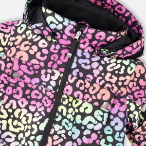 One-Piece Teknik Snowsuit Rainbow Leopard - Image 3