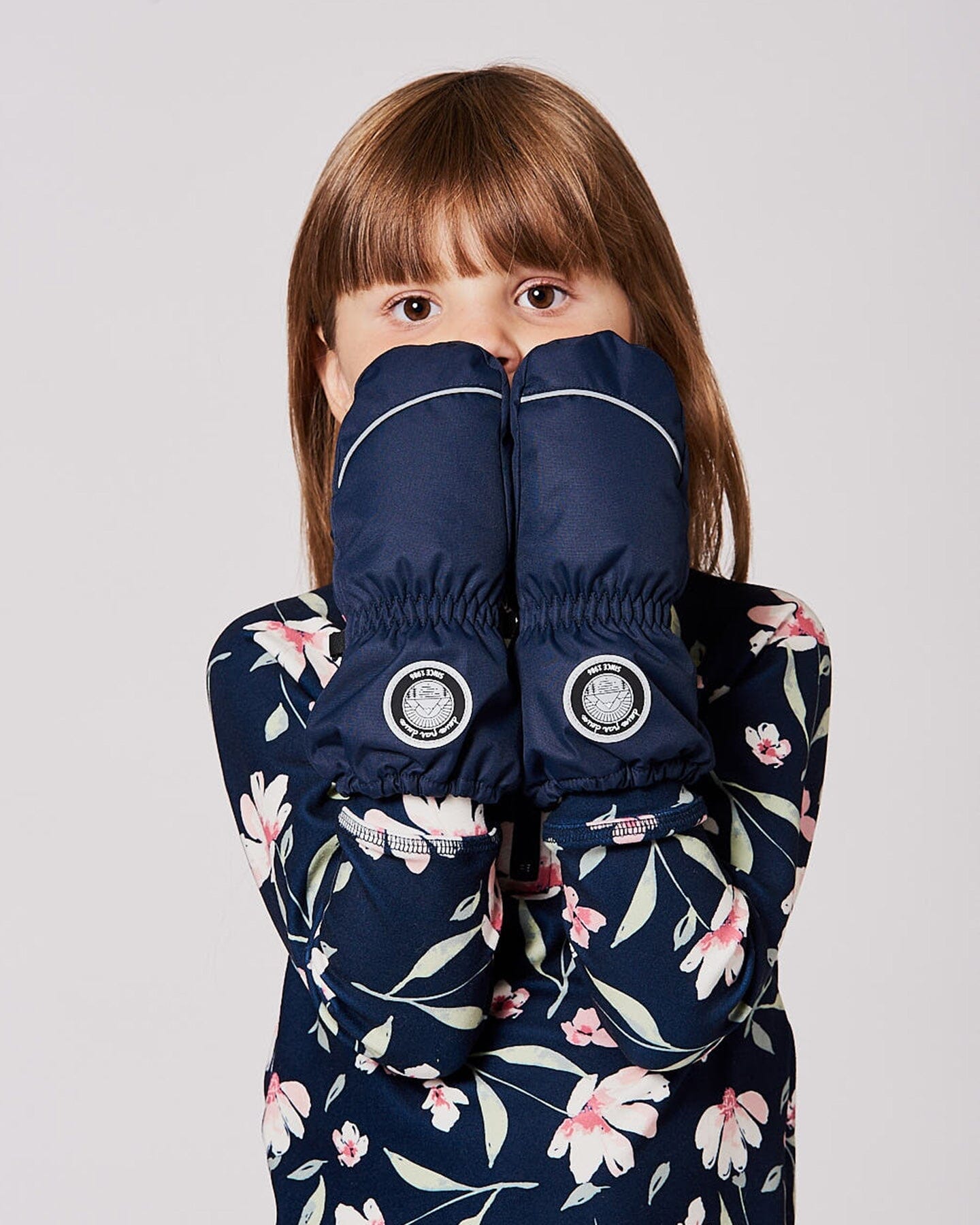 Winter Mittens Play Navy Blue - Image 3