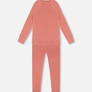 Merino Wool Base Layer Set Dusty Pink - Image 3