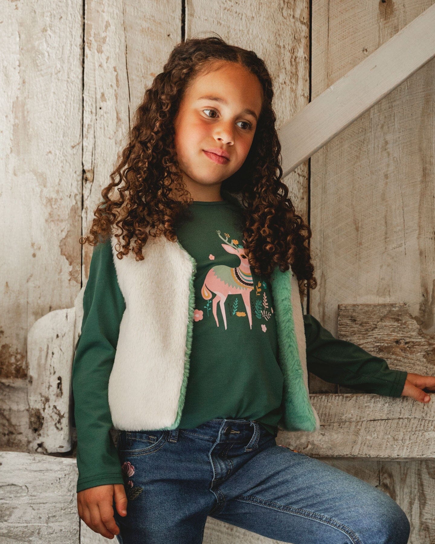 Reversible Faux Fur Vest - Image 2