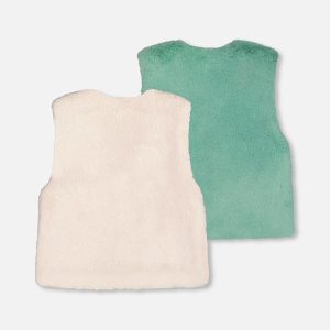 Reversible Faux Fur Vest - Image 4