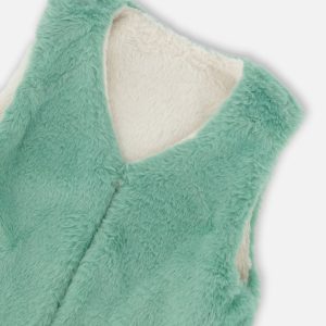 Reversible Faux Fur Vest - Image 5