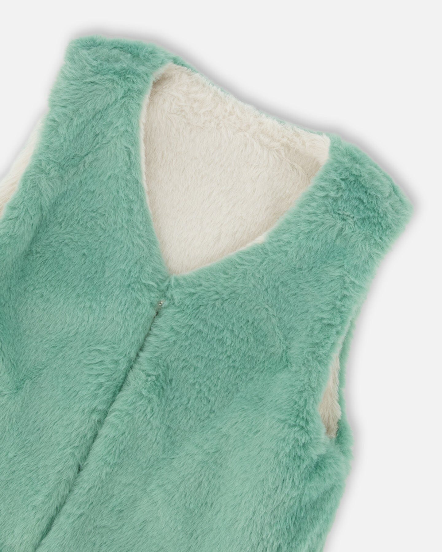 Reversible Faux Fur Vest - Image 5