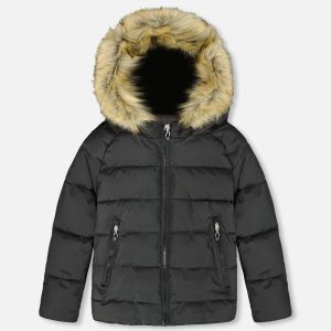 Puffy Winter Jacket Black - Image 7